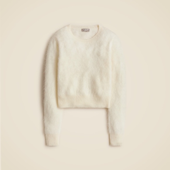 J. Crew Women's Cream Crew Neck Sweater - Picture 8 of 8